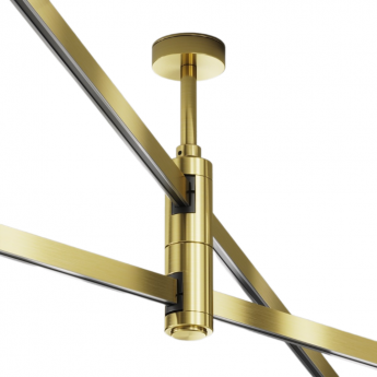 Крепление потолочное двойное MAYTONI SHORT FLARITY TRA156С-D1-BS 78мм латунь