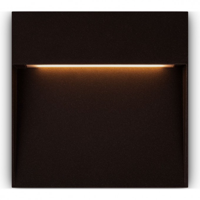 Настенный уличный светильник MAYTONI MANE коричневый O047SL-L7BR3K