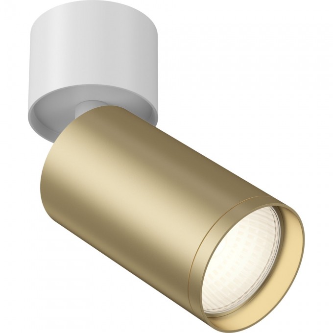 Потолочный светильник MAYTONI FOCUS S белый и матовое золото C050CL-1WMG