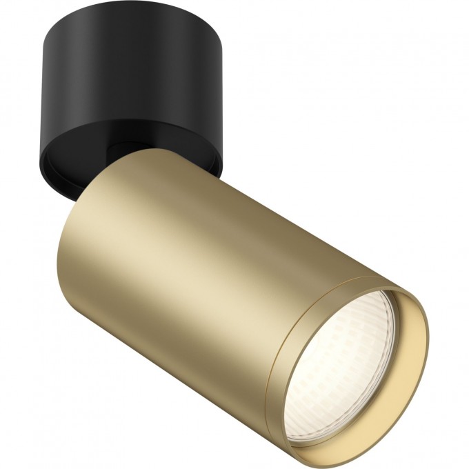 Потолочный светильник MAYTONI FOCUS S черный и матовое золото C050CL-1BMG