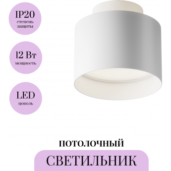 Потолочный светильник MAYTONI PLANET C009CW-L12W4K Потолочный светильник MAYTONI PLANET C009CW-L12W4K