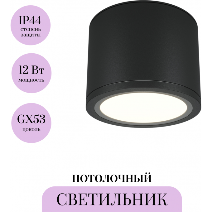 Потолочный светильник MAYTONI RENDO C095CL-GX53-B