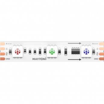 Светодиодная лента Ultra 14,4 Вт/м RGB 12V IP67 MAYTONI SPI 201244 Светодиодная лента Ultra 14,4 Вт/м RGB 12V IP67 MAYTONI SPI 201244