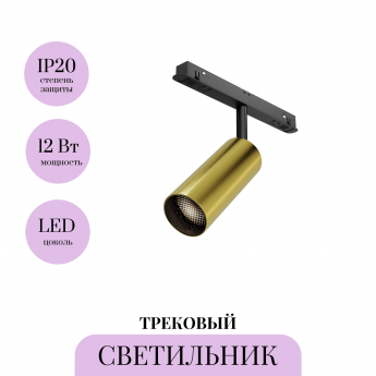 Трековый светильник MAYTONI FOCUS LED TR032-2-12W4K-M-BBS Трековый светильник MAYTONI FOCUS LED TR032-2-12W4K-M-BBS