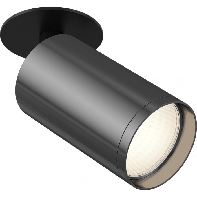 Встраиваемый светильник MAYTONI FOCUS S черный и графит C049CL-1BGF